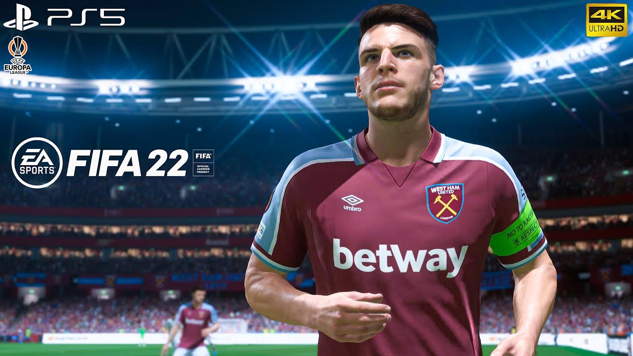 FIFA 22 - West Ham United Vs Frankfurt - UEFA Europa League 21/22 Semi Final - PS5 4K Gameplay