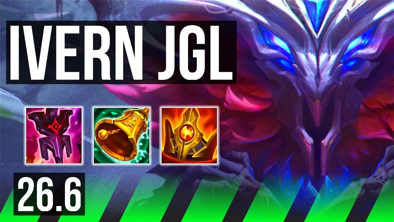 IVERN vs SYLAS (JGL) | Good KDA: 6/1/22 | KR Master | 26.6