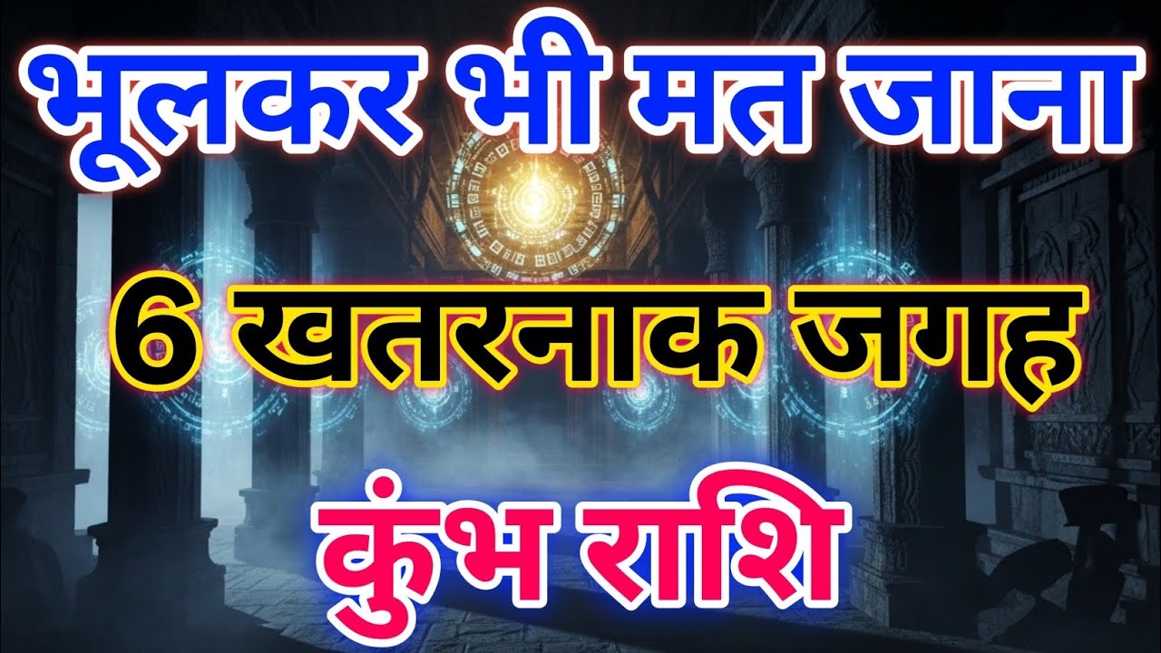 कुंभ राशि ⚠️ नवरात्रि में ये 6 जगह भूलकर भी मत जाना वरना सब कुछ छिन सकता है!