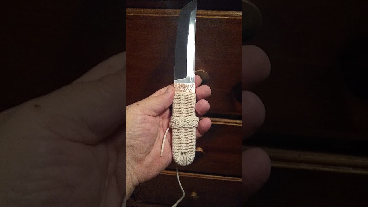 hartsfield style cord wrap tanto