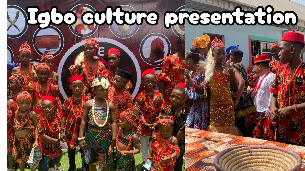 Igbo speech presentation done by kids/ De Benny School Cultural Day