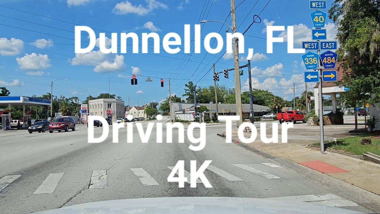 Dunnellon, FL Driving Tour 4K 60FPS Aug 2023