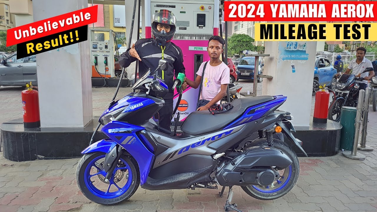 2024 Yamaha Aerox 155 Mileage Test City & Highway | Unbelievable Result!