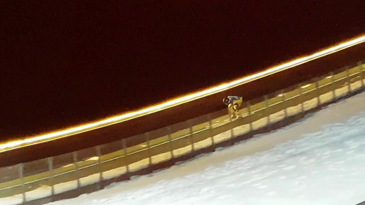 Skoczkowie z Łodzi - Dawid Jurga Kitzb&uuml;hel pierwsze skoki na śniegu 15.01.2020