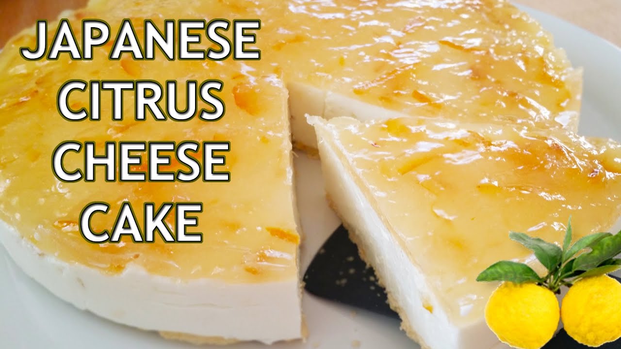 CHEESE CAKE YUZU YUJA CAKE JAPANESE KOREAN CITRUS