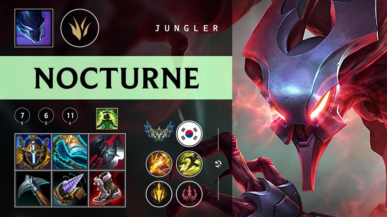 Nocturne Jungle vs Lee Sin - KR Challenger Patch 26.04