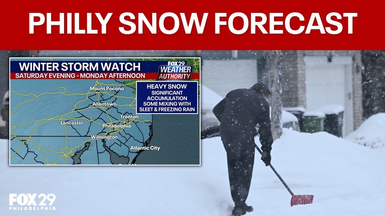 Philly snow forecast: Latest snowfall total predictions for Philadelphia