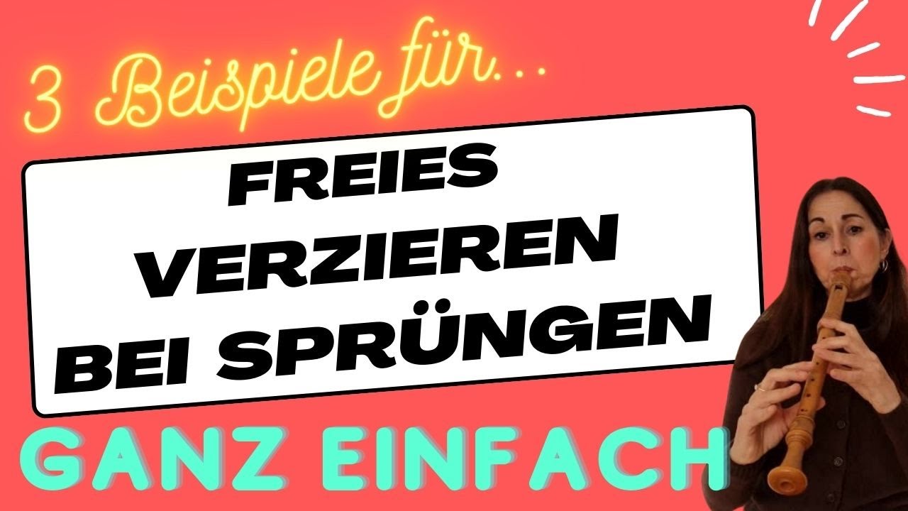 3 Beispiele für...freies Verzieren bei Sprüngen