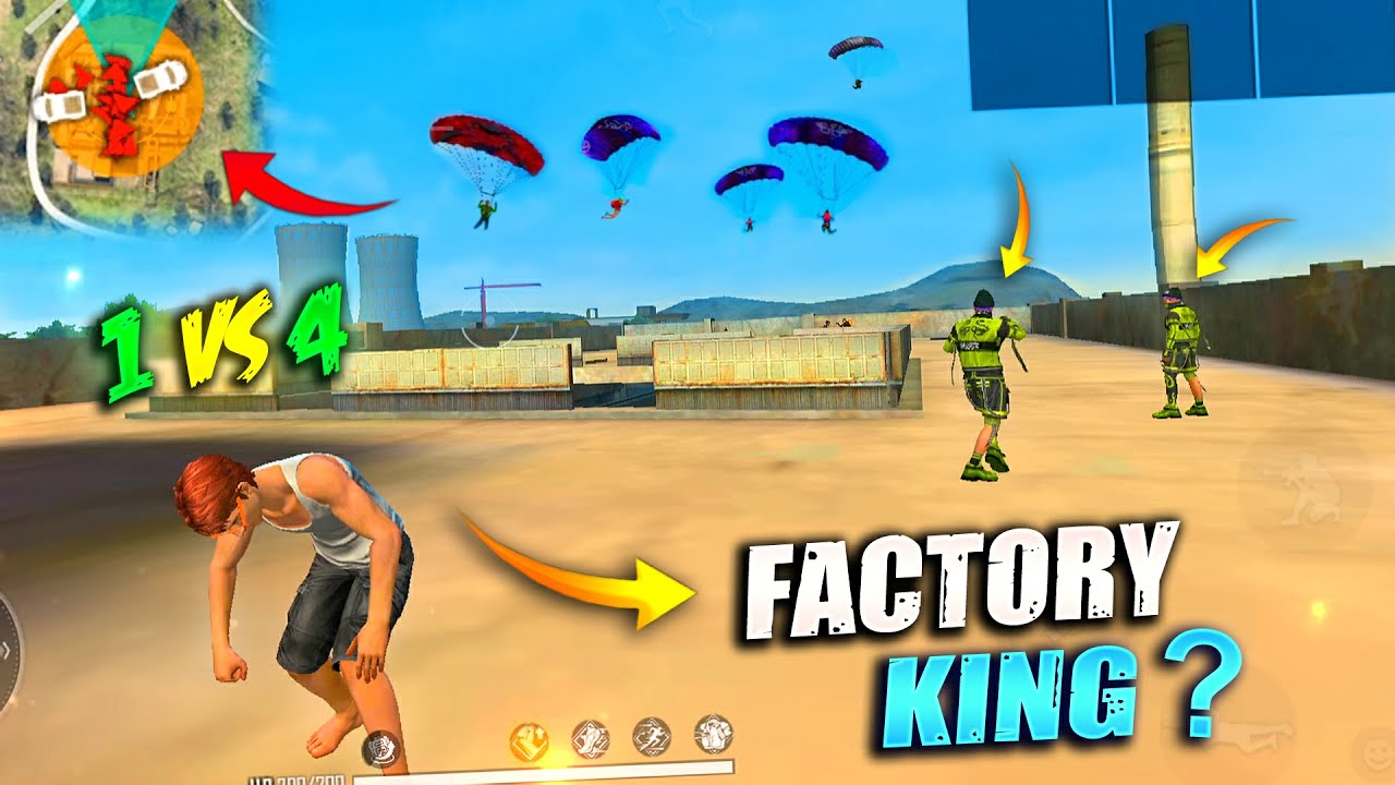 Factory King Really?🔥 OverPower Gameplay Must Watch Only Factory Challenge - Garena Free Fire