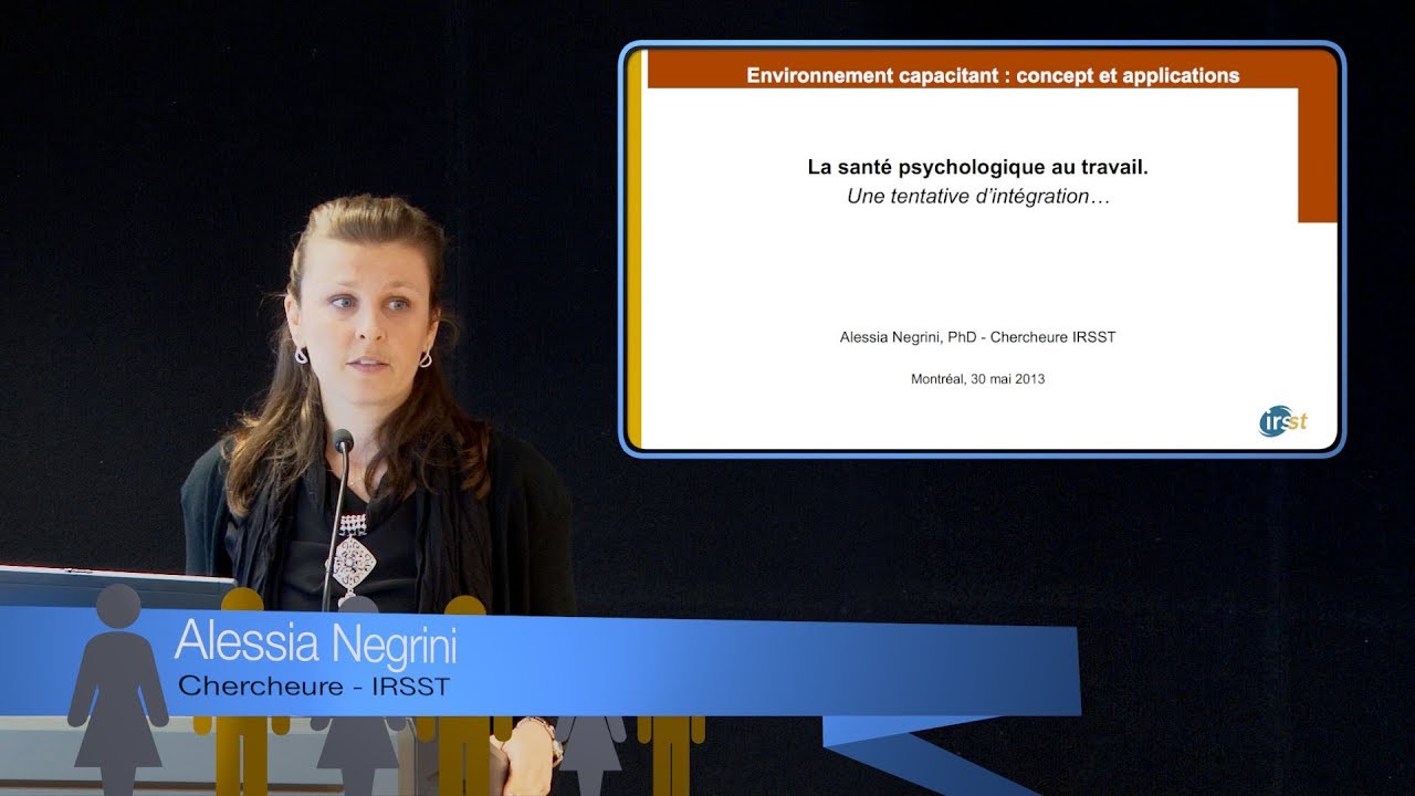 La santé psychologique au travail : une tentative d'intégration