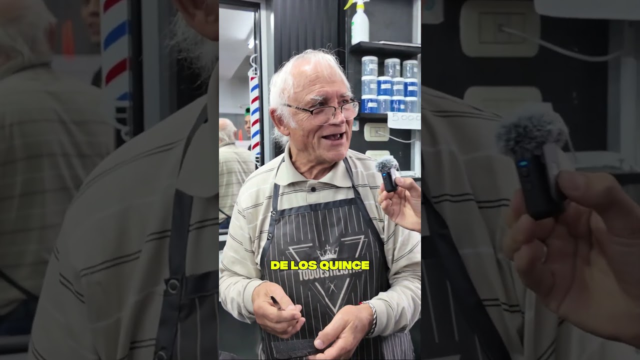 &iexcl;El barbero de 82 a&ntilde;os que nunca dej&oacute; de cortar!