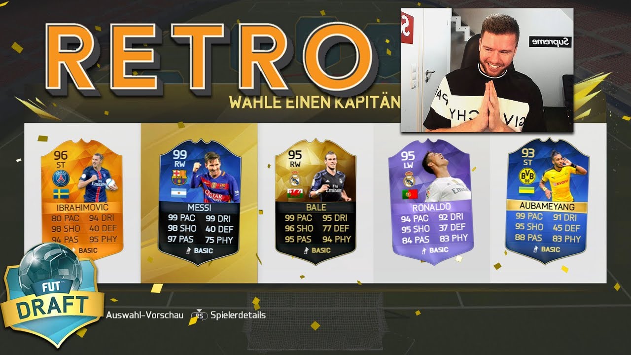 FIFA 16 RETRO FUT DRAFT (DAS ERSTE FUT DRAFT IN FIFA) 😱😱