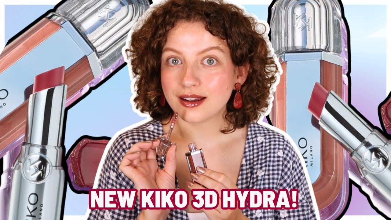 NEW KIKO 3D HYDRA LIP GLOSS EXTREME + 3D HYDRA LIP STYLO TESTED