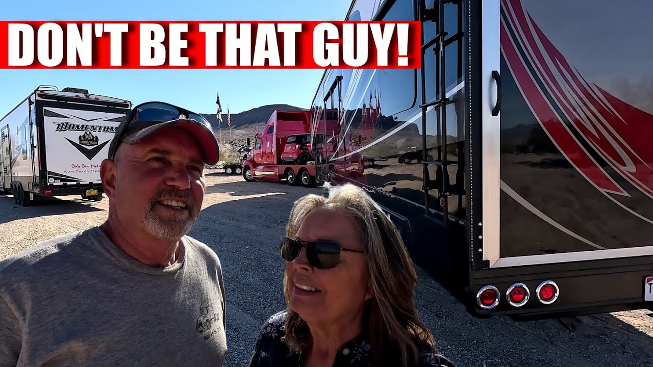 TRAVEL DAY to our new BOONDOCK and INCONSIDERATE campers // Full Time RV