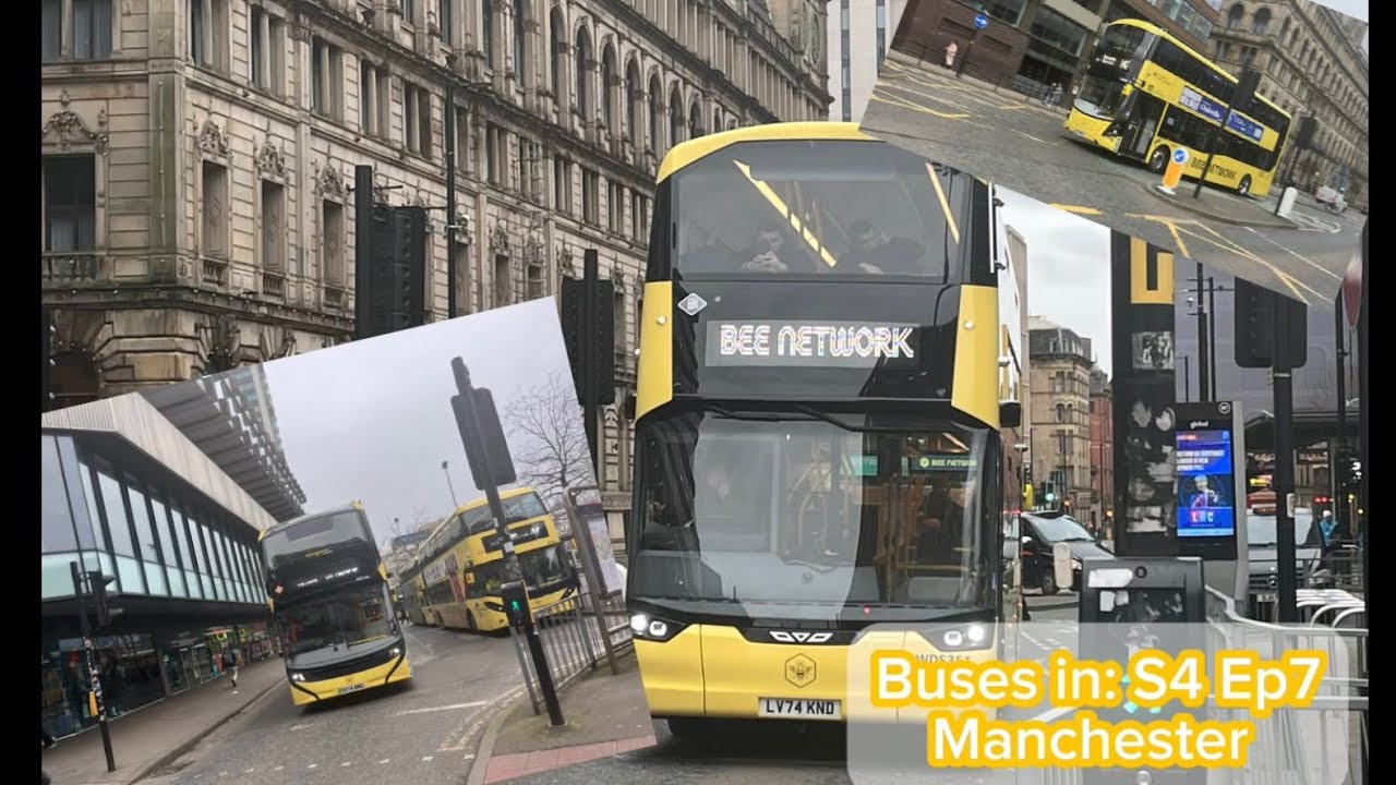 Buses in: S4 Ep7 Manchester (Piccadilly Gardens) Greater Manchester