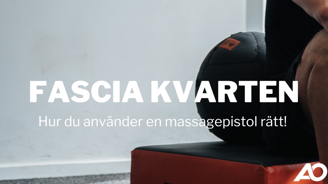 Massagepistol för återhämtning & uppvärmning, hur, varför eller myt? | Fascia Kvarten AO Performance