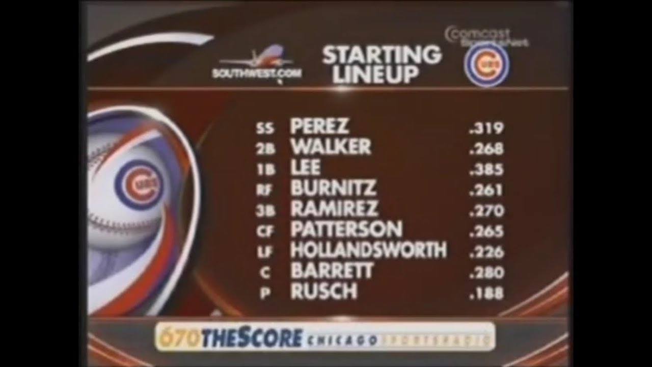 57 - Blue Jays at Cubs - Tuesday, June 7, 2005 - 7:05pm CDT - CSN Chicago