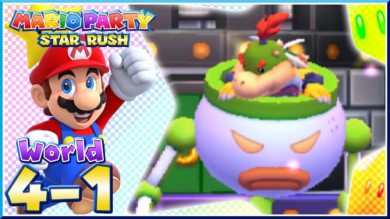 Mario Party Star Rush - Toad Scramble | World 4-1 Gameplay! [New Nintendo 3DS]