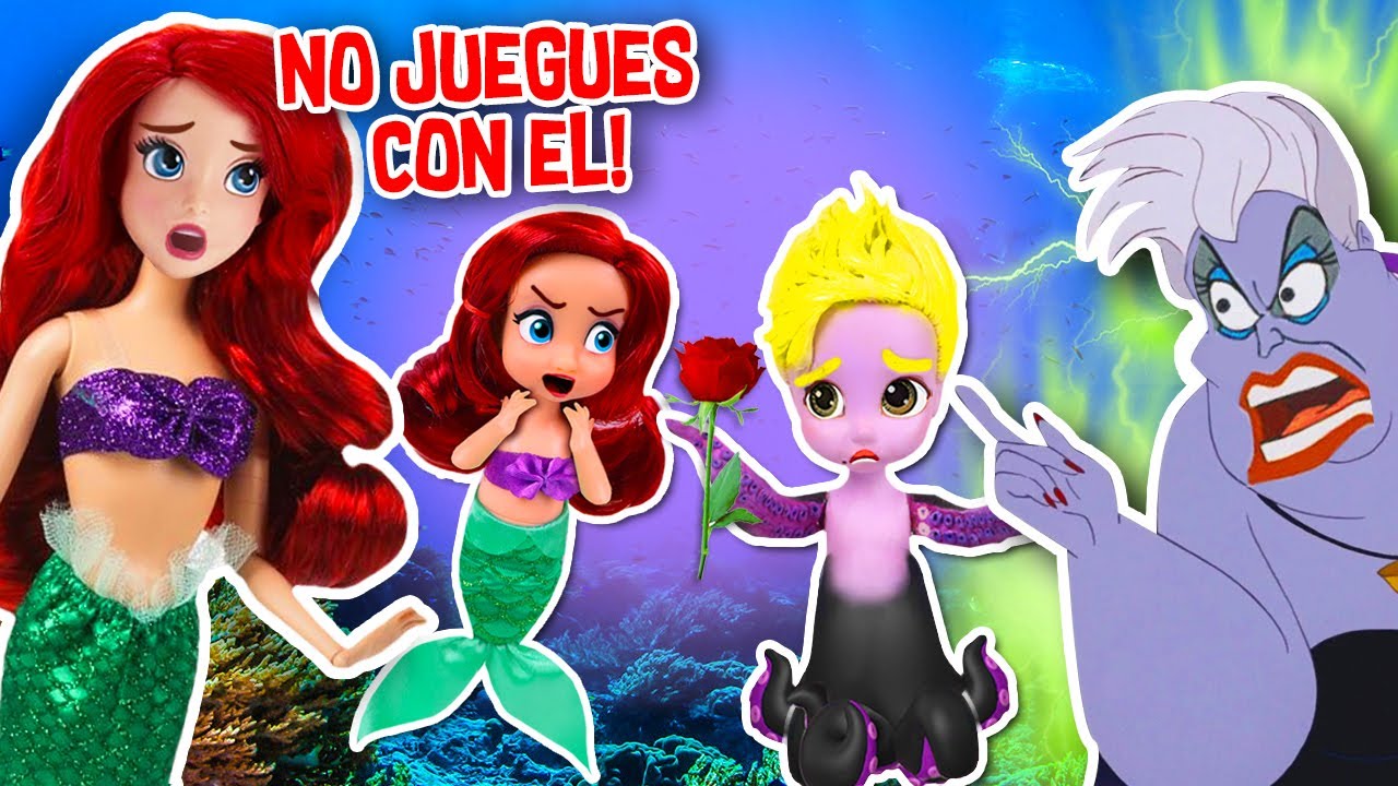 AMOR IMPOSIBLE! 😭LA HIJA DE ARIEL 🧜‍♀️Y EL HIJO DE URSULA | JUGUETES FANTASTICOS