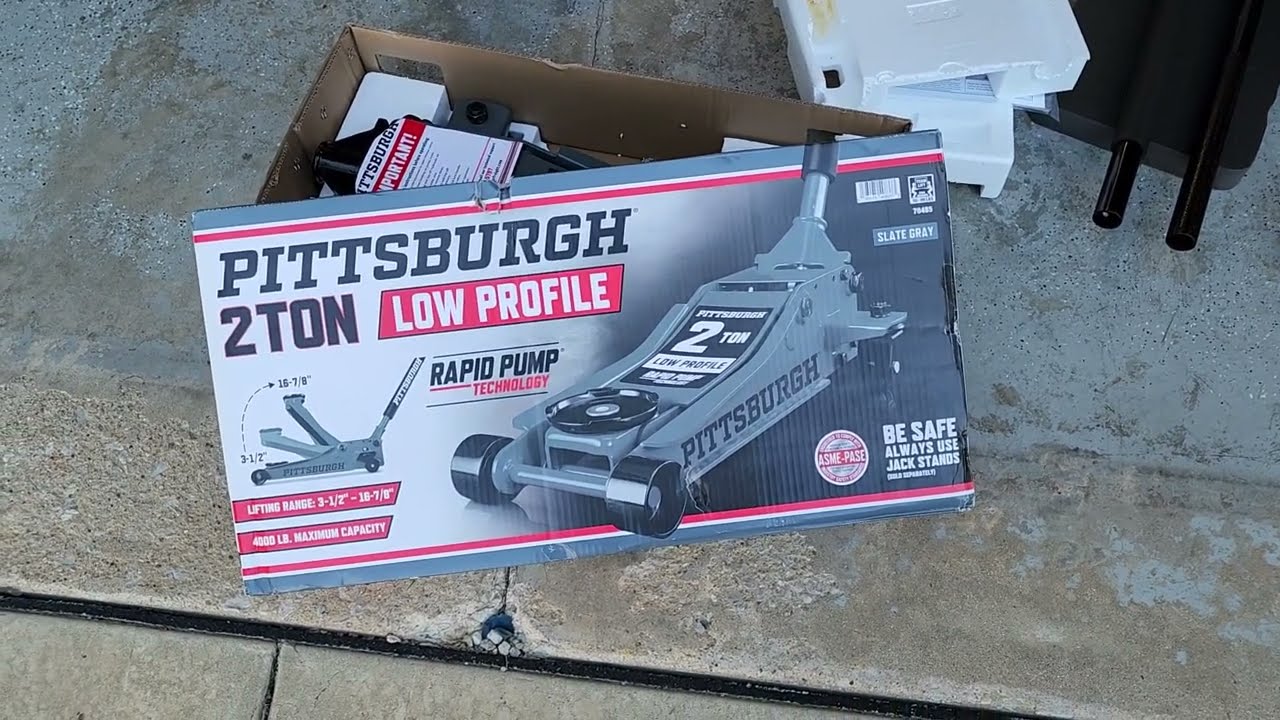 Pittsburgh 2 ton low profile jack Harbor Freight FTW