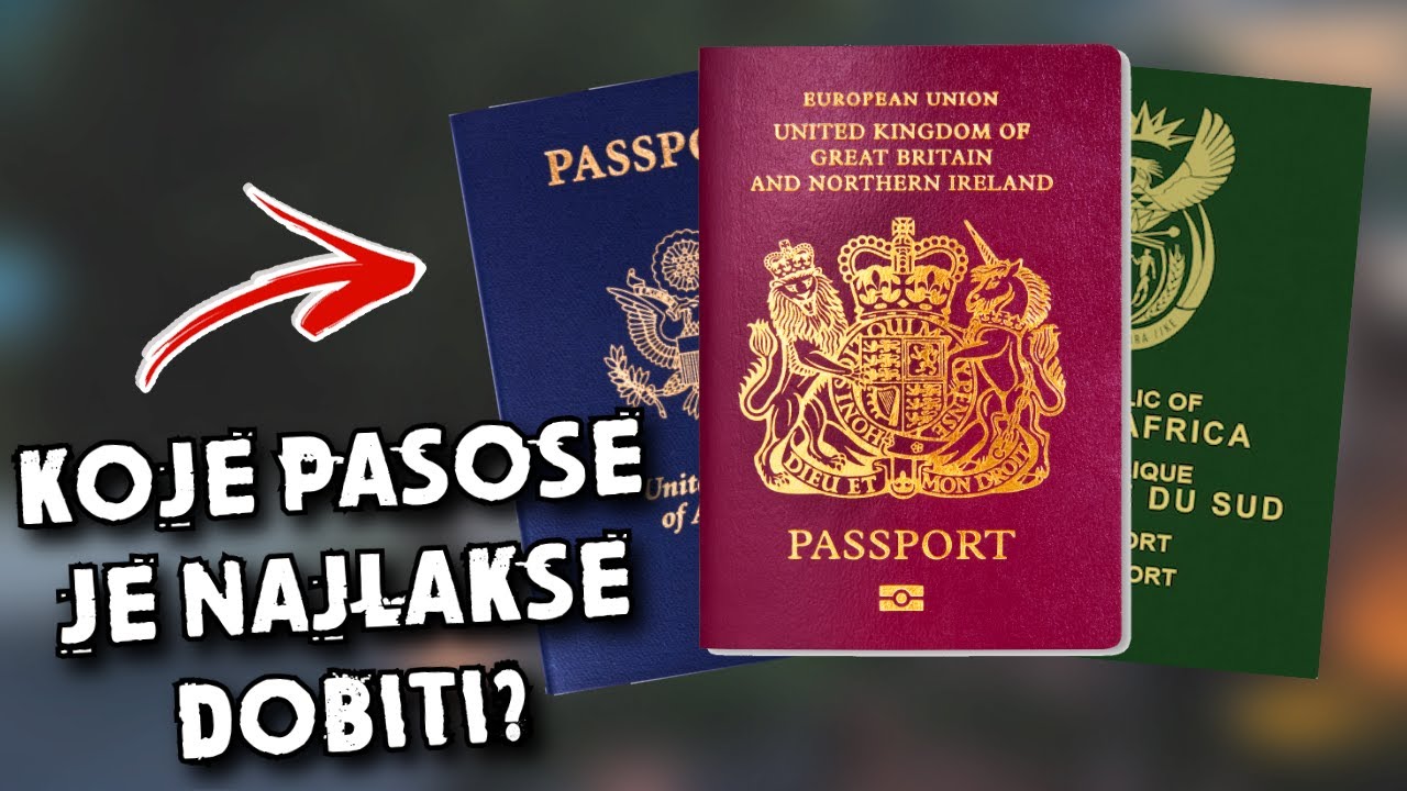 SVE Države gde je PASO&Scaron; NAJLAK&Scaron;E dobiti!!!