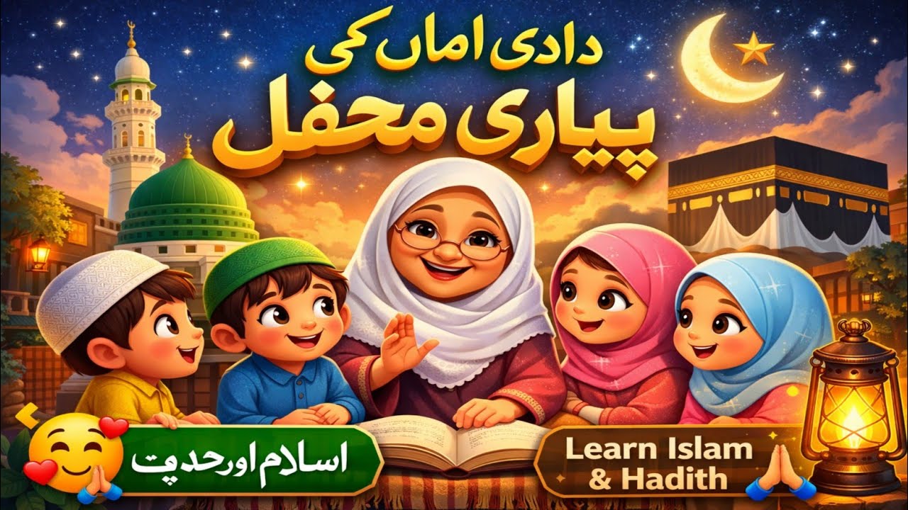 Dadi Amma Ki Pyari Majlis | Islamic Cartoon Story for Kids  | Moral Story in Urdu