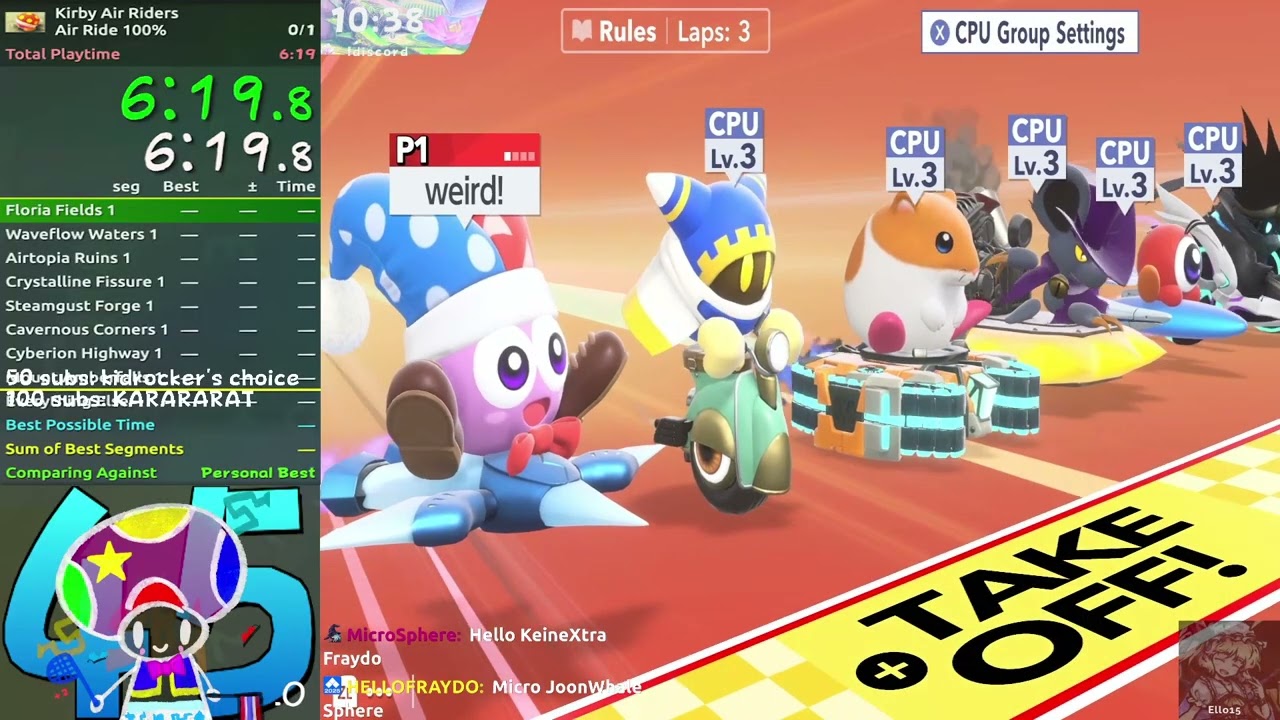Blind Air Ride 100% Race w/ @ello1515 (Part 1/2)