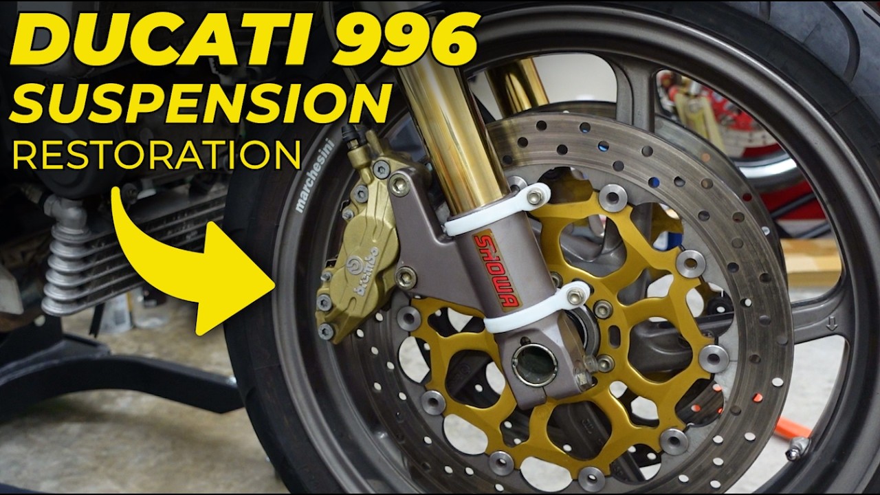 Abandoned Ducati 996 Gets Full Suspension Service | Satisfying Time-lapse