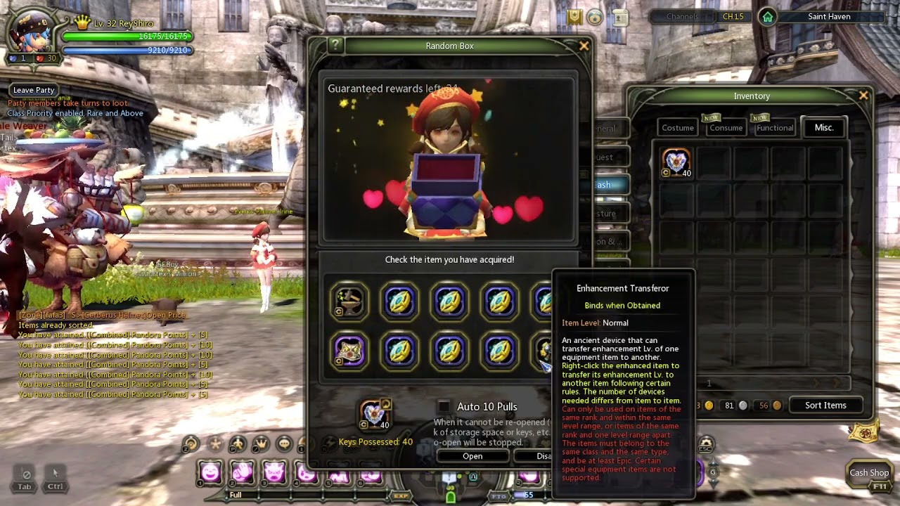 Gacha 100x Diamond Pandora Package ! Dragon Nest Classic