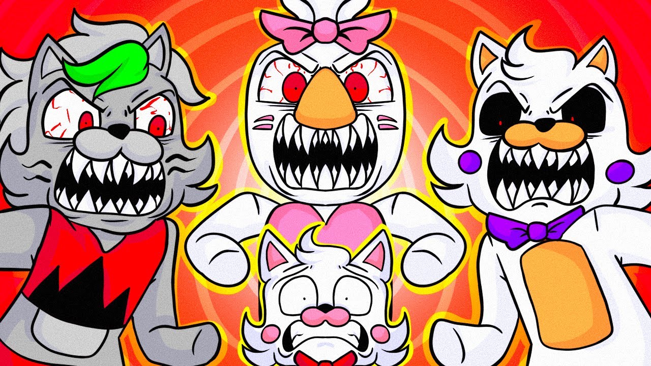 Funtime Foxy's Friends Turn Into Monsters In Minecraft FNAF