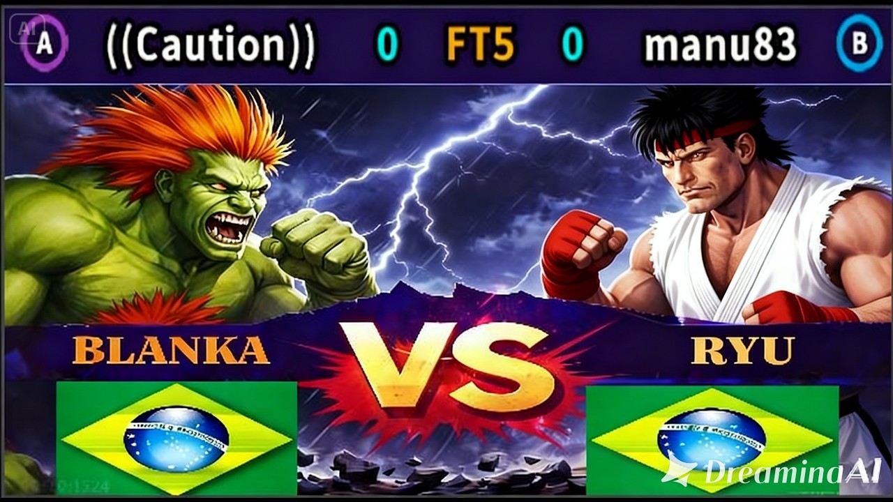 Street Fighter II: Champion Edition - ((Caution)) VS manu83 - FT5