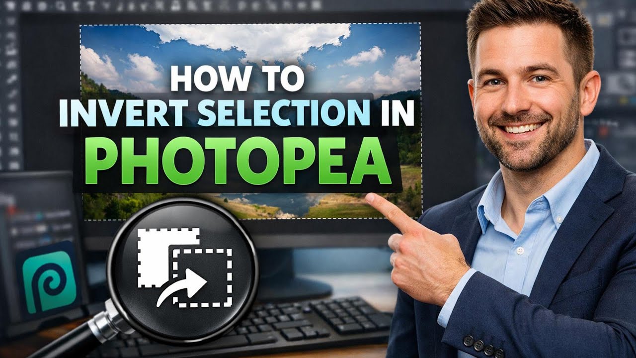 Как инвертировать выделение в Photopea (пошаговая инструкция)