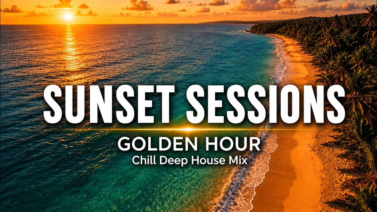 🌅 Sunset Sessions 2026 🍹 Golden Hour Deep House Mix | 1 Hour | DriveUp