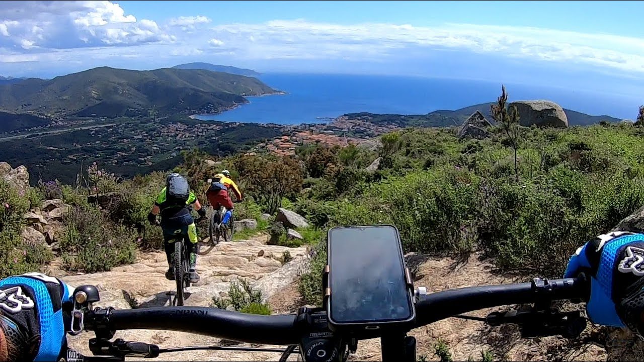 Elba 2024, 3.Tag: Enduro Trailcenter oberhalb von San Piero in Campo