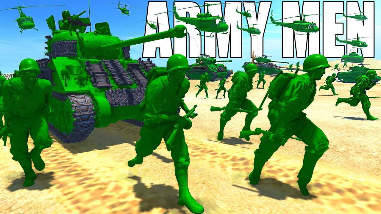 This NEW Army Men Battle Simulator is MIND BLOWING...