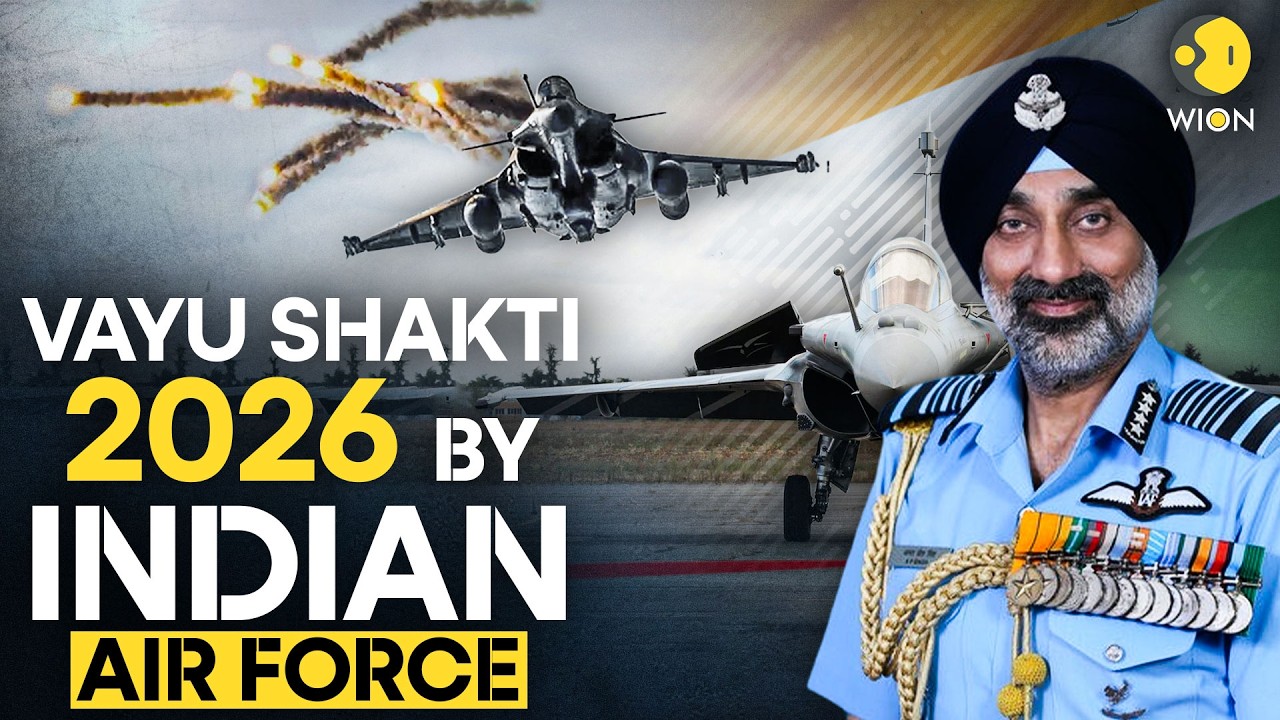 Vayu Shakti 2026 LIVE: Indian Air Force Unleashes Full Combat Power, Sky Warriors In Action | WION
