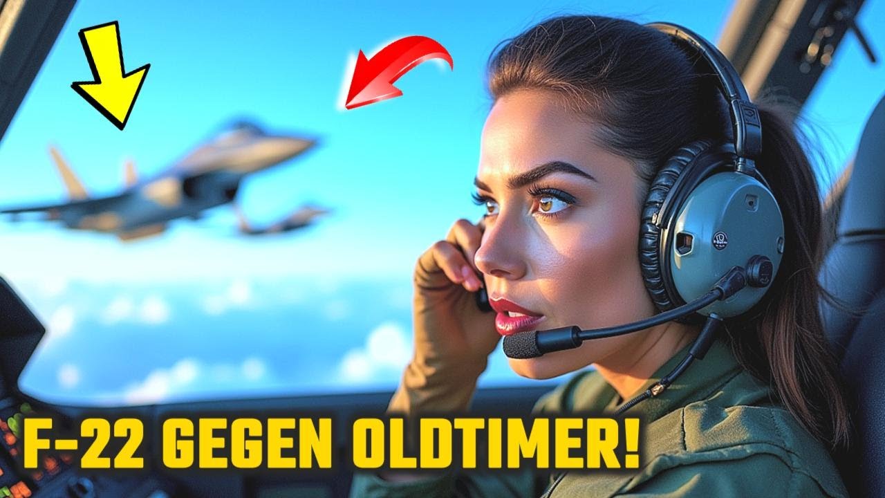 F 22 Piloten verspotten eine Zivilistin  Sie wussten nicht, dass sie eine Legende war