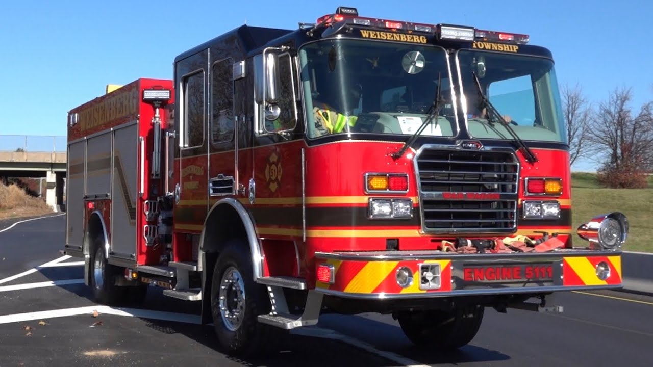 Weisenberg Volunteer Fire Department Engine 5111 Responding 11/7/22
