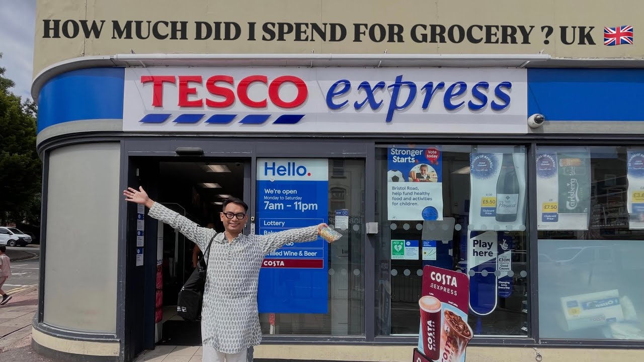 Grocery shopping in UK |  Price in INR 🇮🇳 | International Student Vlog | 