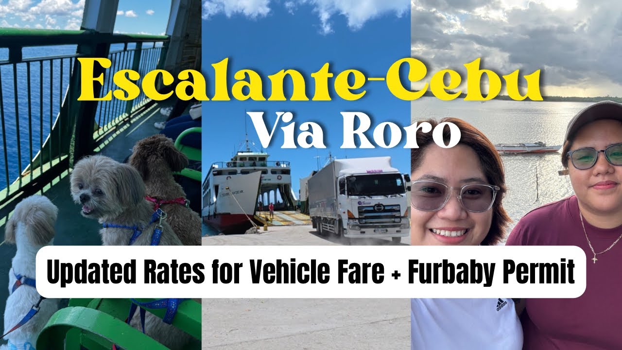 Bacolod - Escalante to Tabuelan Cebu Via Roro Updated Rates #travelvlog #cebuvlog