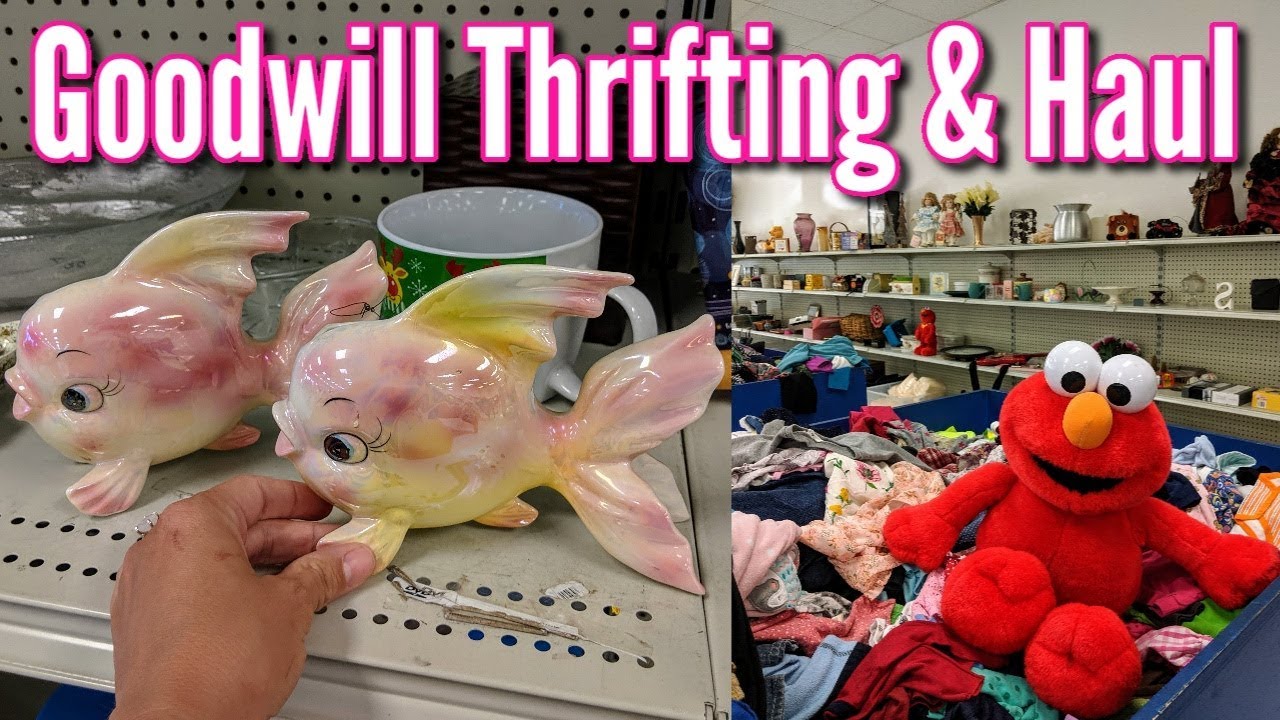 Thrifting at Goodwill+Vintage Home Decor Haul-Project Thrift 52 Week 40