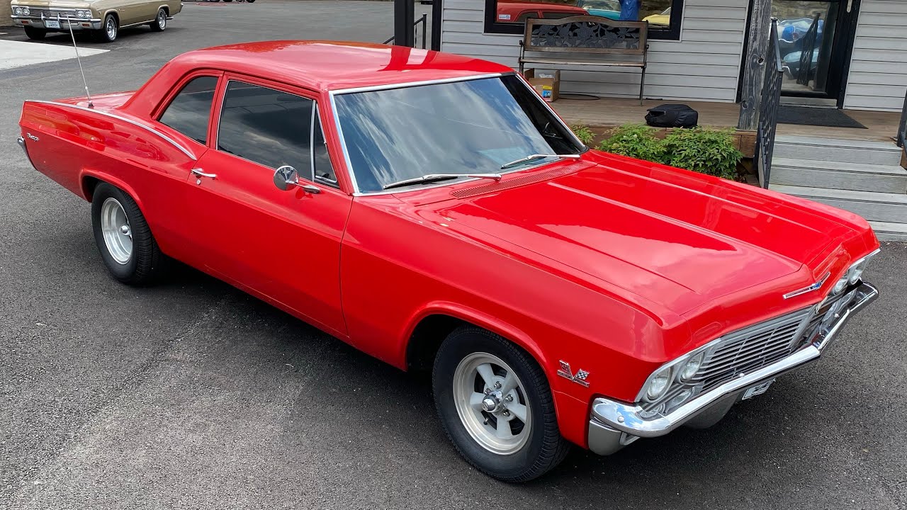 Test Drive 1965 Chevrolet Biscayne 4 Speed SOLD $19,900 Maple Motors #1128