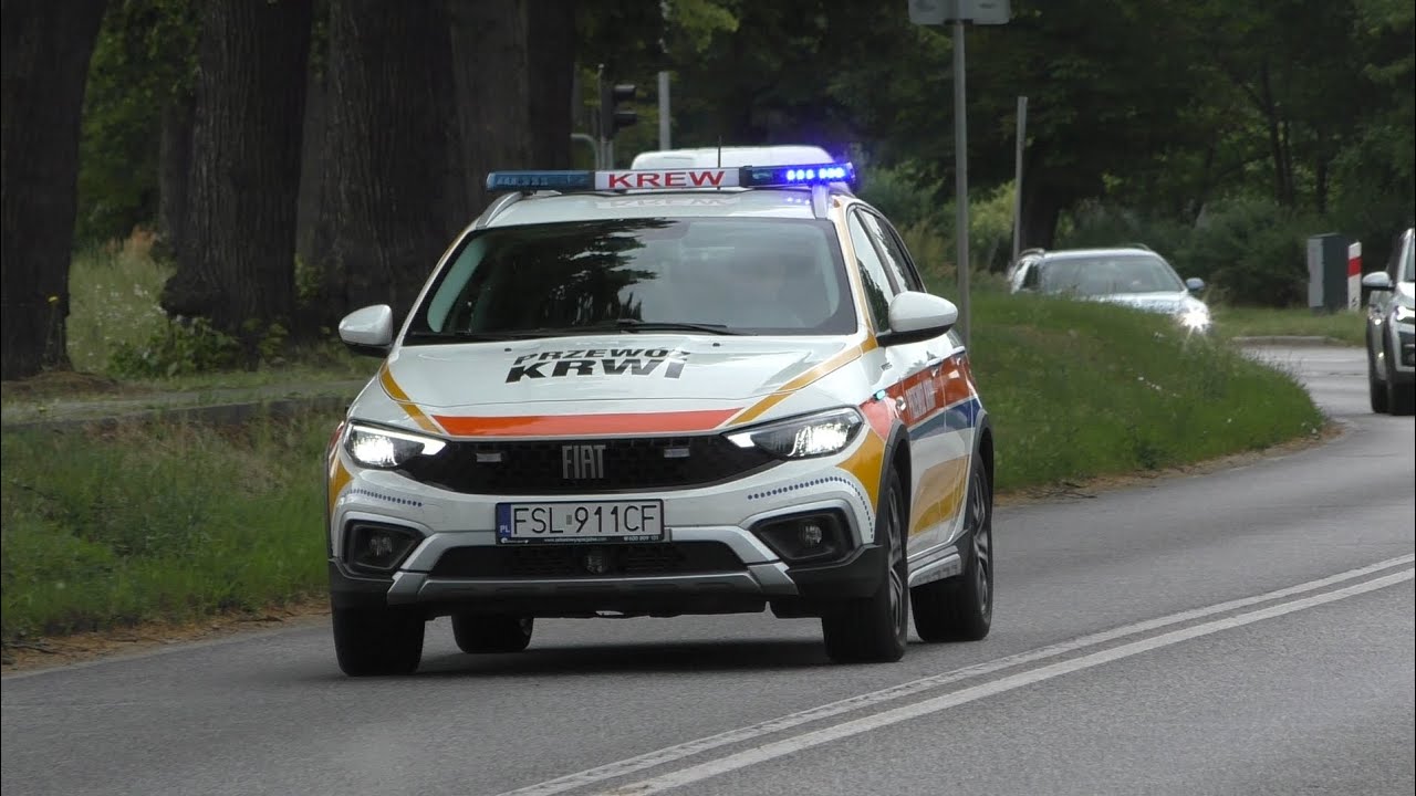 [Eiliger Bluttransport] Bluttransporter auf Einsatzfahrt || Przewoz Krwi