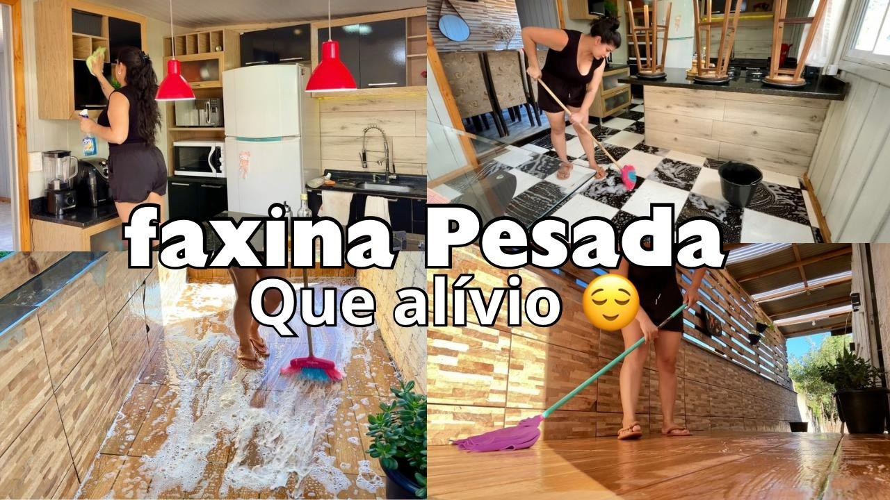 🤍Dia de faxina pesada...E aquela sensação boa depois😌!!!