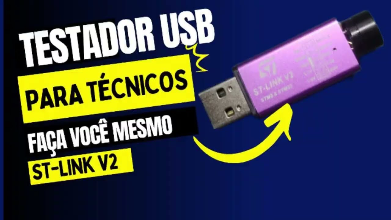 Crie seu Testador USB com ST-link V2 (Pendrive do Pix)
