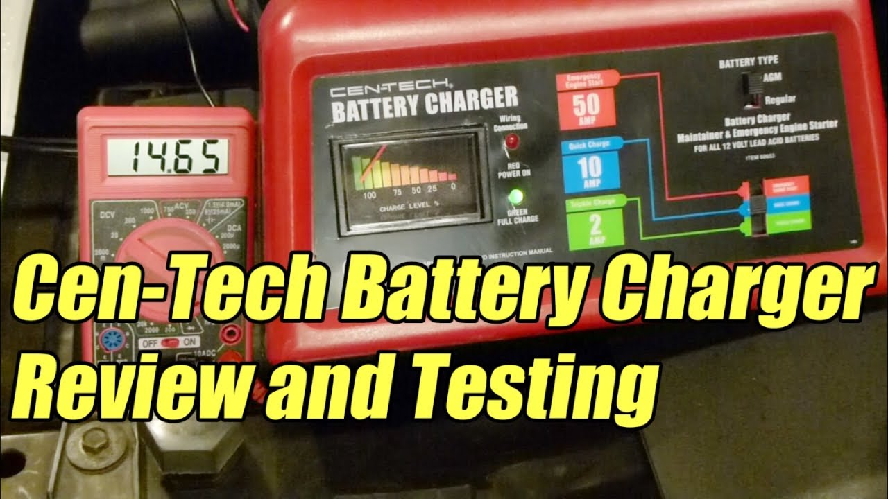 Cen-Tech Battery Charger & Starter Review and Testing Harbor Freight
