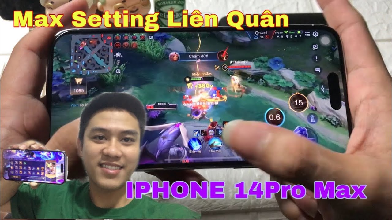 Chiến Game Liên Quân Mobile Max Settings Trên IPhone 14 Pro Max