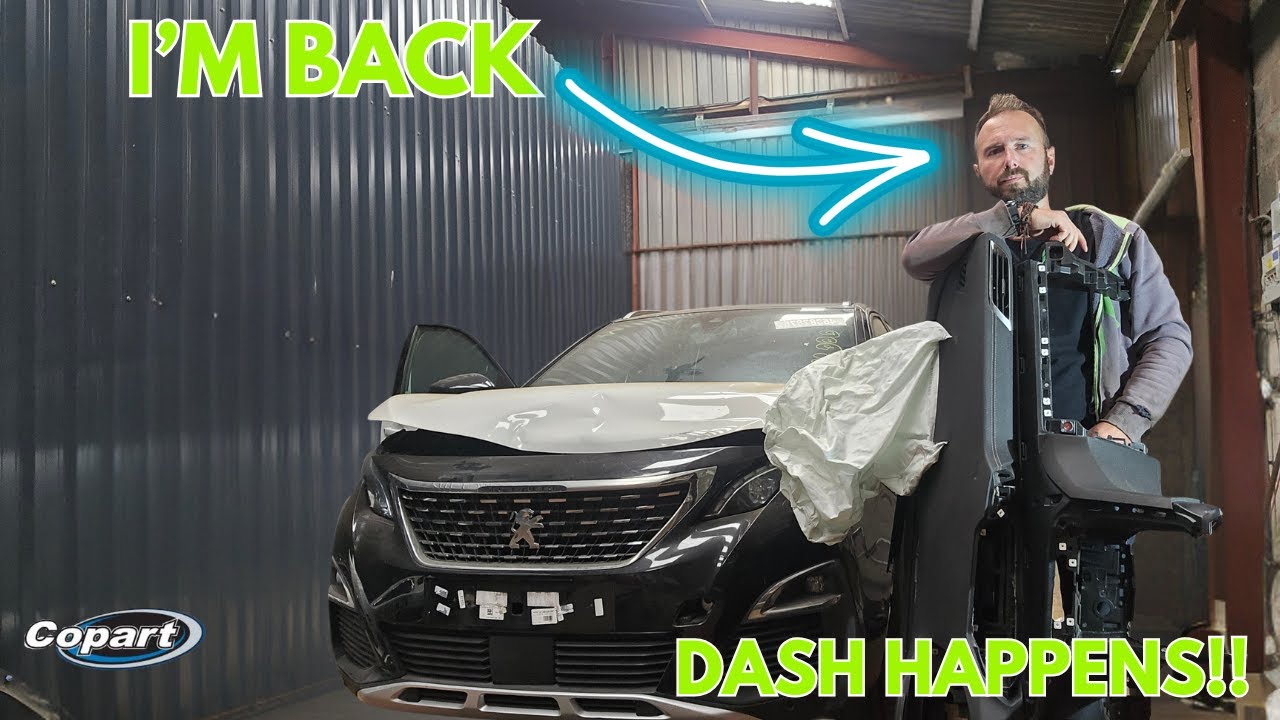 I Took THE DASH OUT—Peugeot 5008 Crash Repair Progress