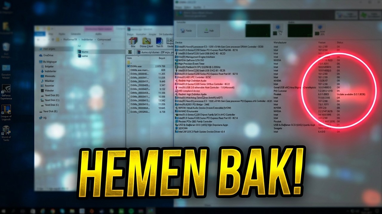G&uuml;ncel Olmayan ( Program ve Driver ) Nasıl &Ouml;ğrenilir ?