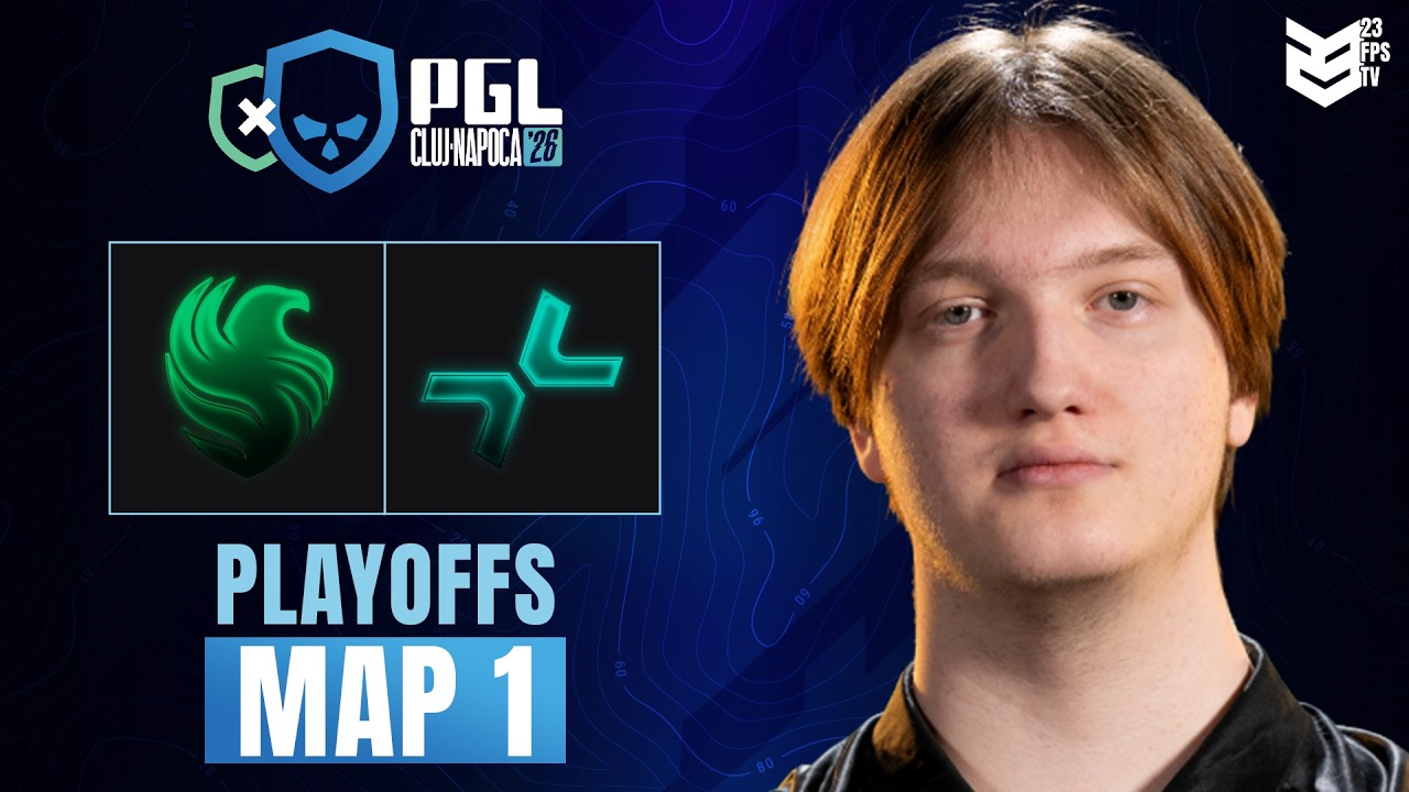 [Full match] Falcons vs PARIVISION | PGL Cluj-Napoca 2026 | Playoffs | MAP 1